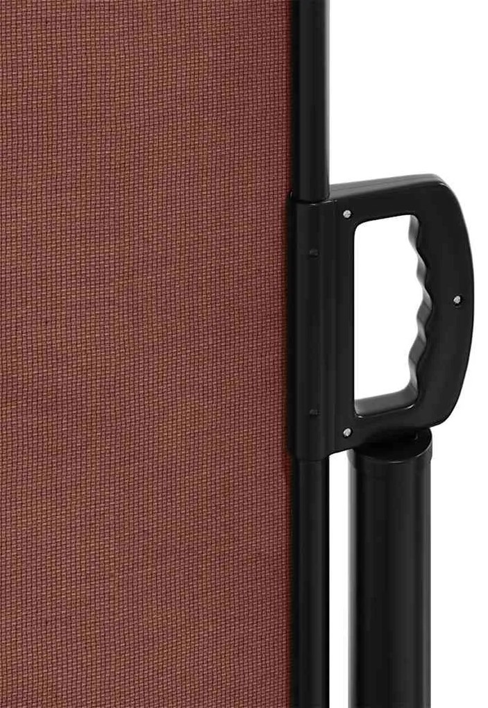 Toldo lateral retrátil 180x300 cm castanho