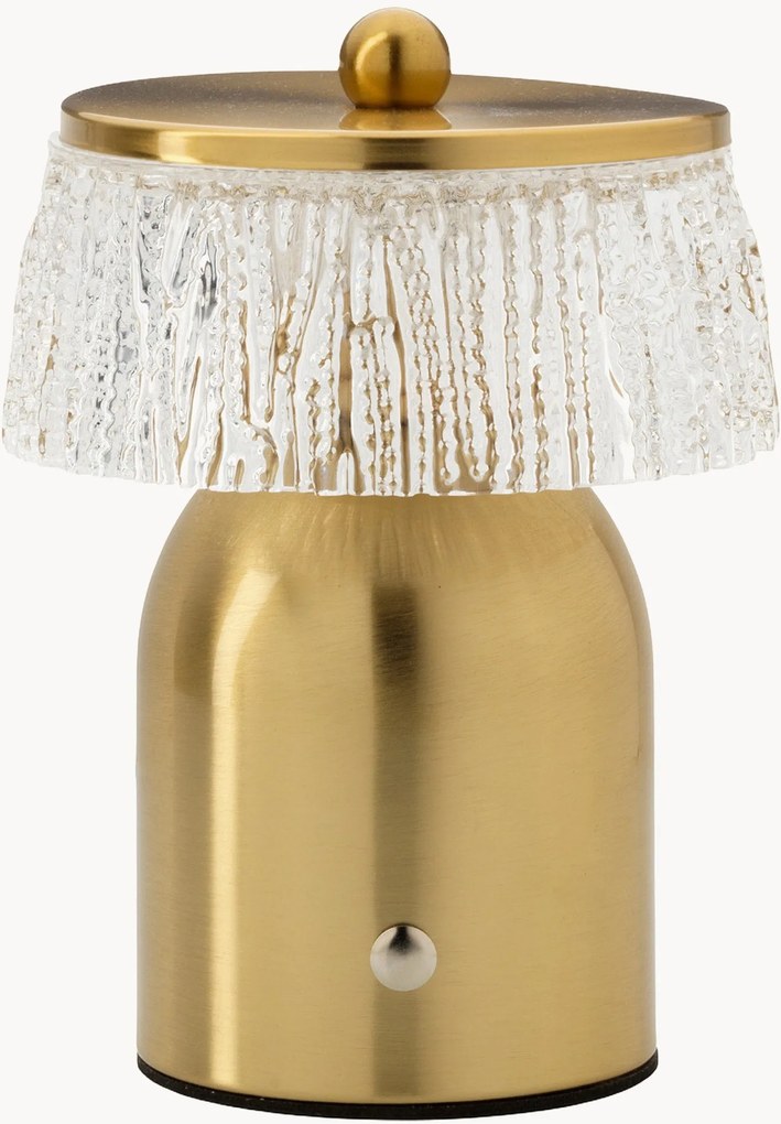 Candeeiro de mesa portátil LED Disco Muffin, regulável