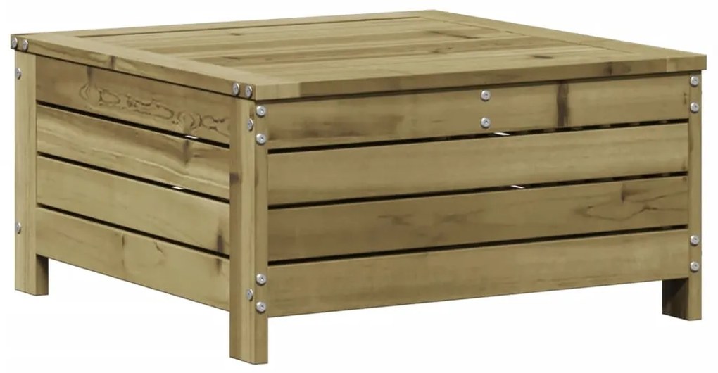 8 pcs conjunto lounge de jardim c/ almofadões pinho impregnado