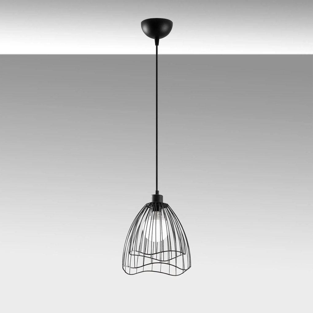 Candeeiro Zeyno – Preto – 25 x 25 cm