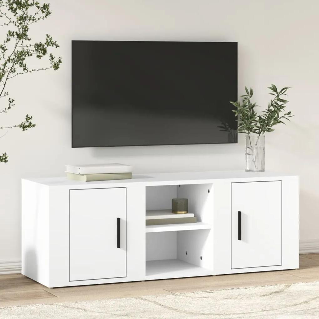 Móvel de TV Leci de 100 cm - Branco - Design Moderno