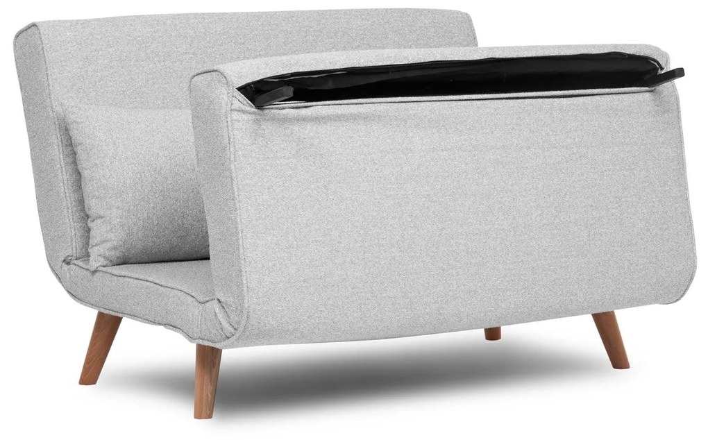 Sofá-Cama 2 Lugares Folde – Cinzento – 120 x 180 cm