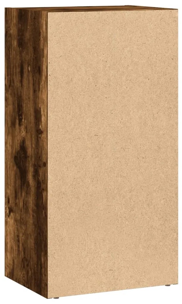 Estante 40x30x77 cm derivados de madeira carvalho fumado