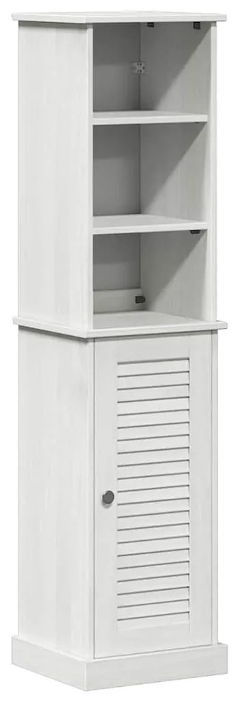 Conjunto de Móveis para Banheiro 2 pcs Marrom e Branco