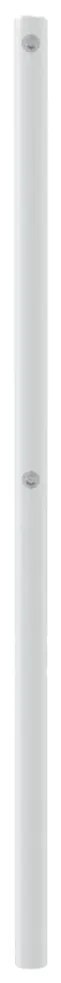 Cabeceira de cama 160 cm metal branco