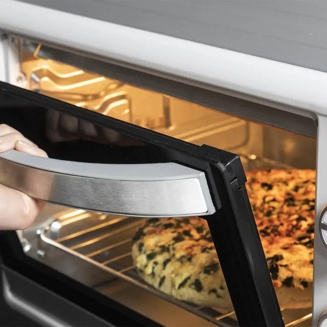 Mini-forno Bake&amp;Toast 3090 White Gyro Mini-forno de convecção com espeto de 30 litros de capacidade, 5 modo e luz interior