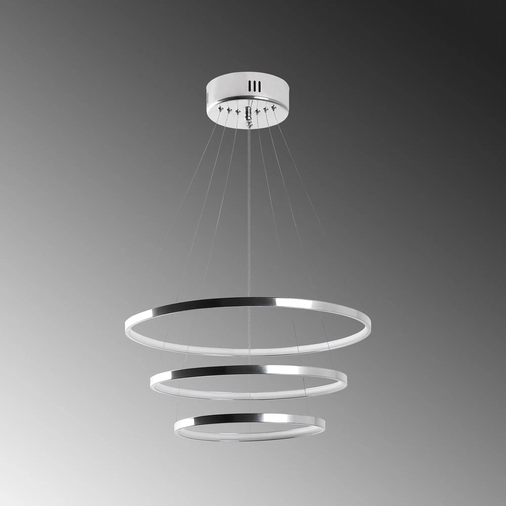 Chandelier Simit – Chrome – 50x80x50 cm