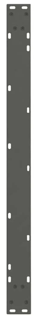 Pés para mesa de jantar em forma de V, 2 peças, antracite, 100x(72-73,
