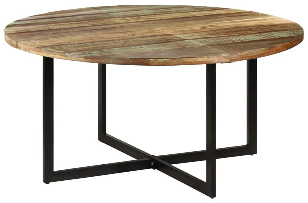 Mesa de jantar 150x75 cm madeira recuperada maciça