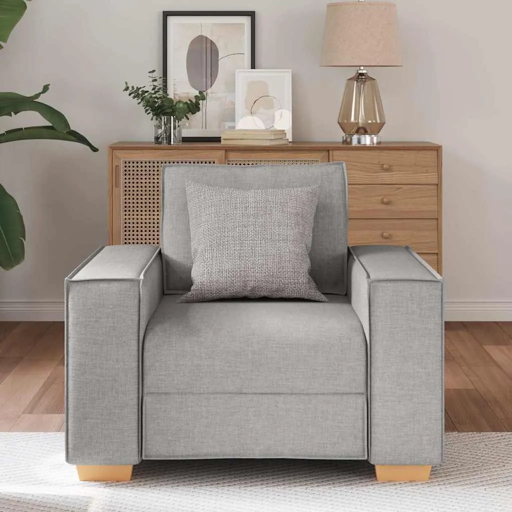 Sofá-cadeira Cinza Nuvem 60 cm Tecido