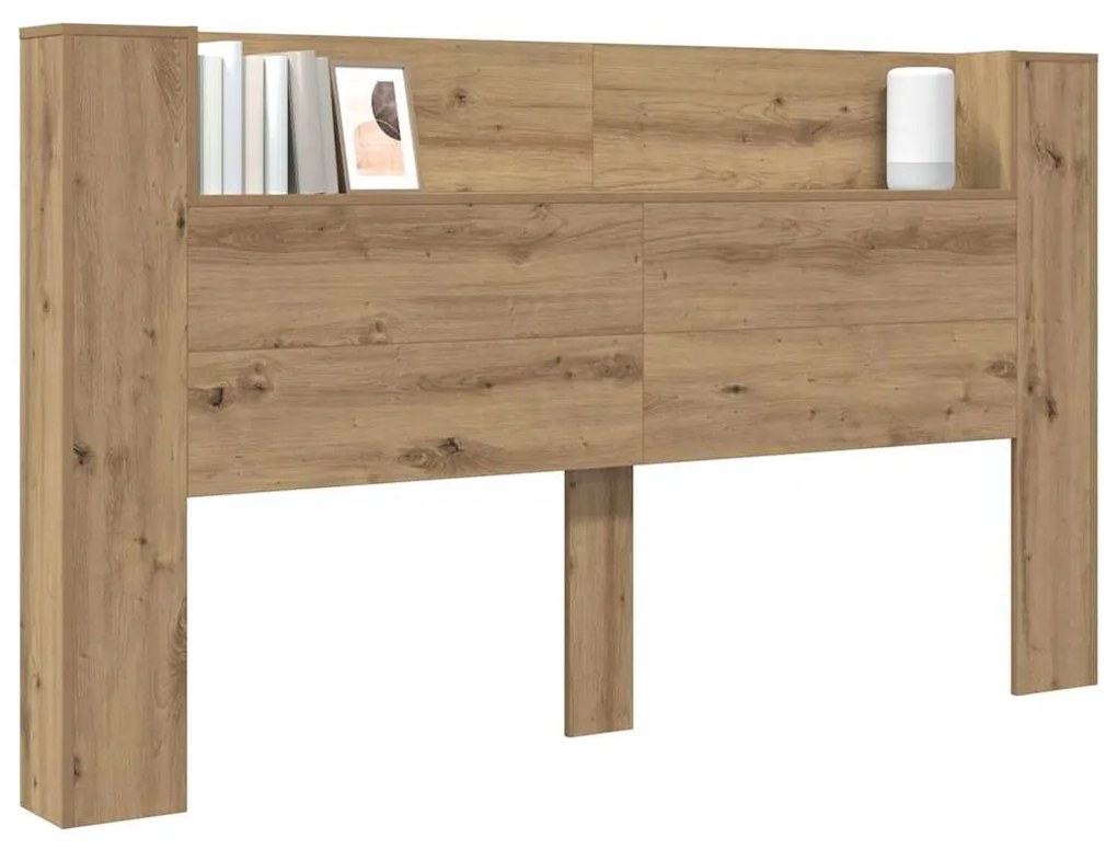 Cabeceira com Armário carvalho artisiano 180 x 17 x 104.5 cm