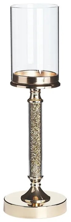 Candelabro dourado 41 cm ABBEVILLE Beliani