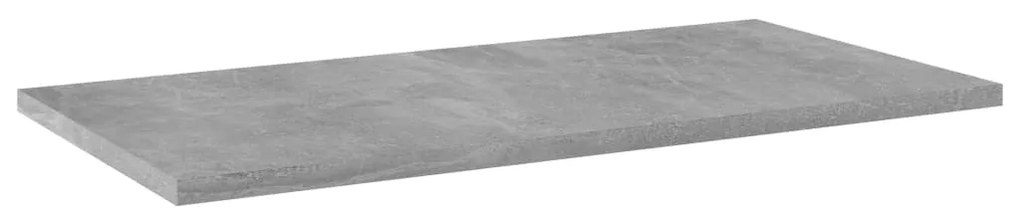 Prateleiras para estante 4 pcs 60x30x1,5cm contraplacado cinza
