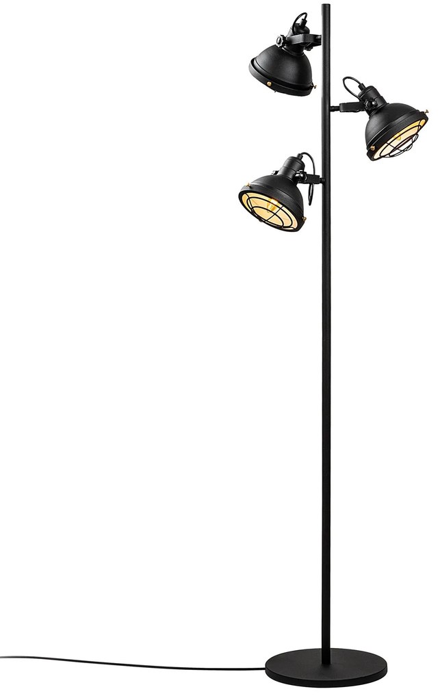 Candeeiro de Pé Spoly – Preto – 37 x 37 x 162 cm