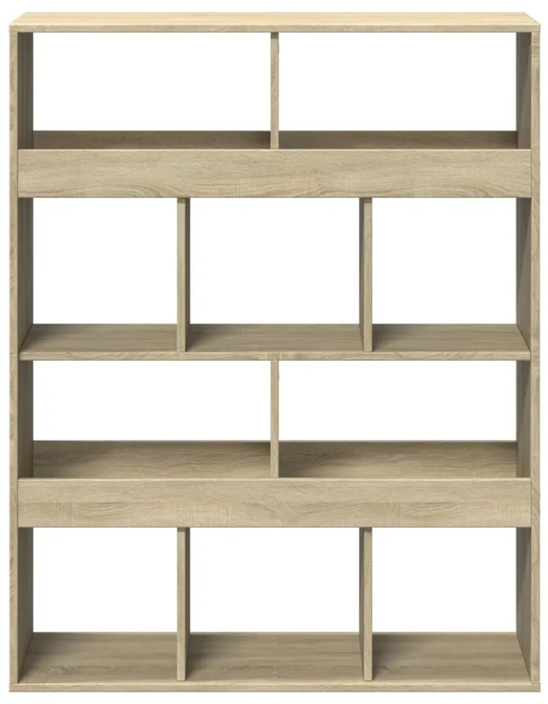 Estante 100x33x125,5 cm derivados de madeira carvalho sonoma