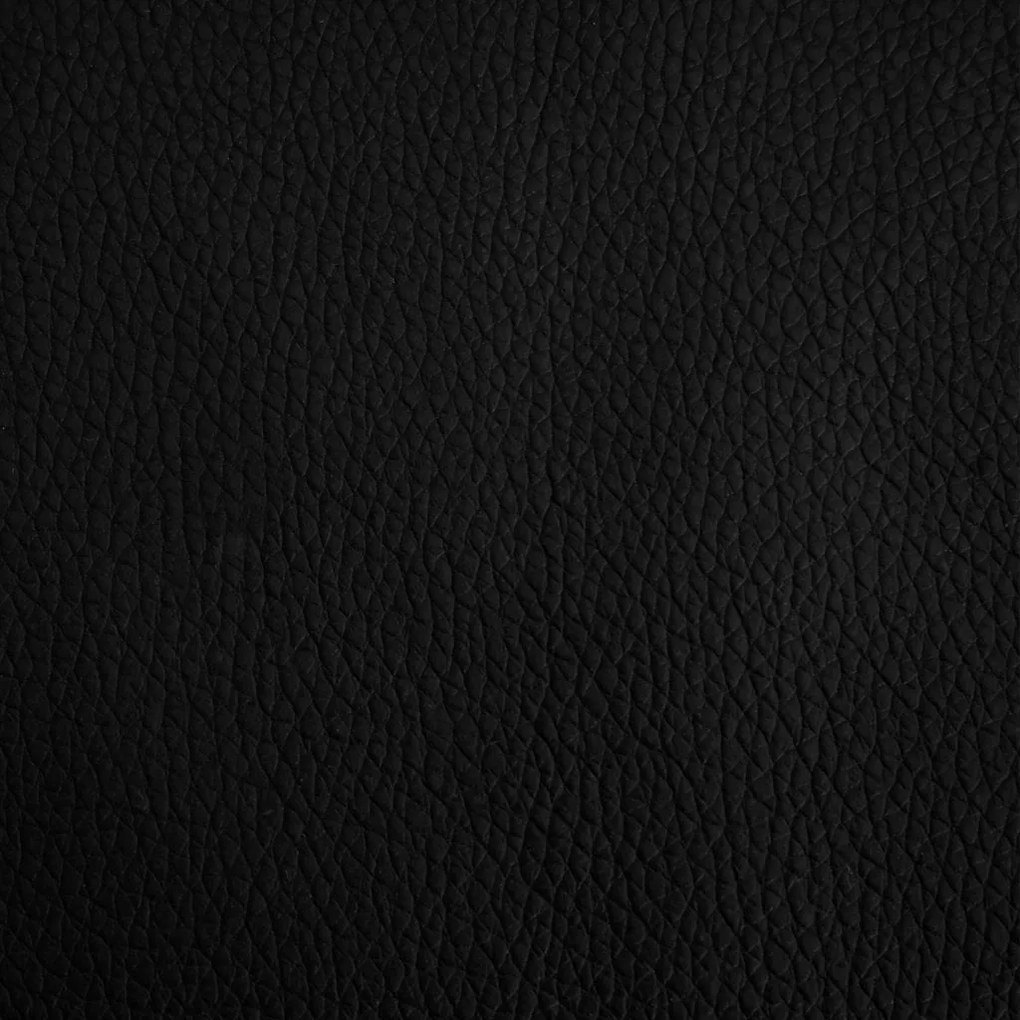 Cama para cães 90x53x30 cm couro artificial preto