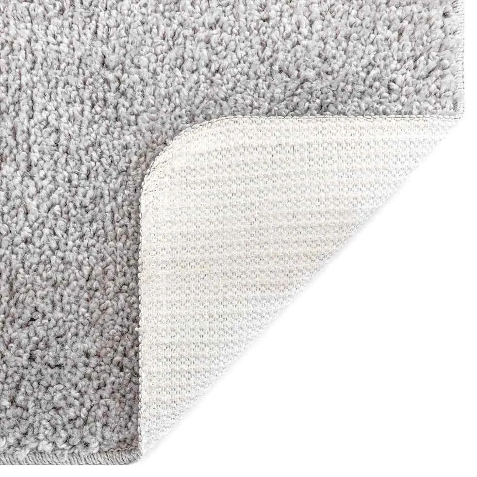 Tapete de Banho U-Shape Cinza 50x50 cm Polipropileno Antiderrapante