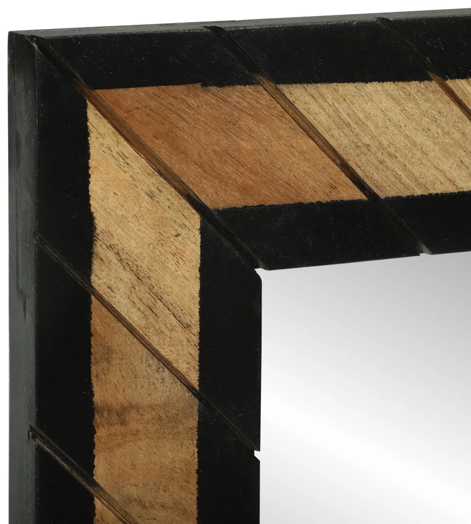 Espelhos 2 pcs 50x2x50 cm Madeira Sólida de Acácia