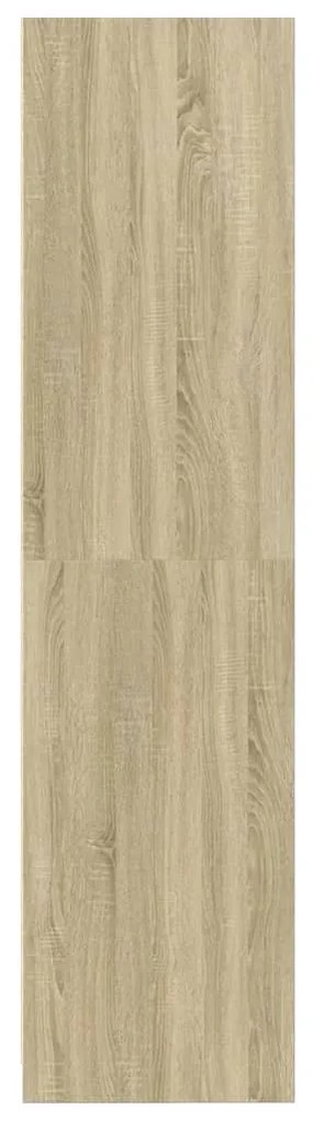 Roupeiro 100x50x200 cm contraplacado carvalho sonoma