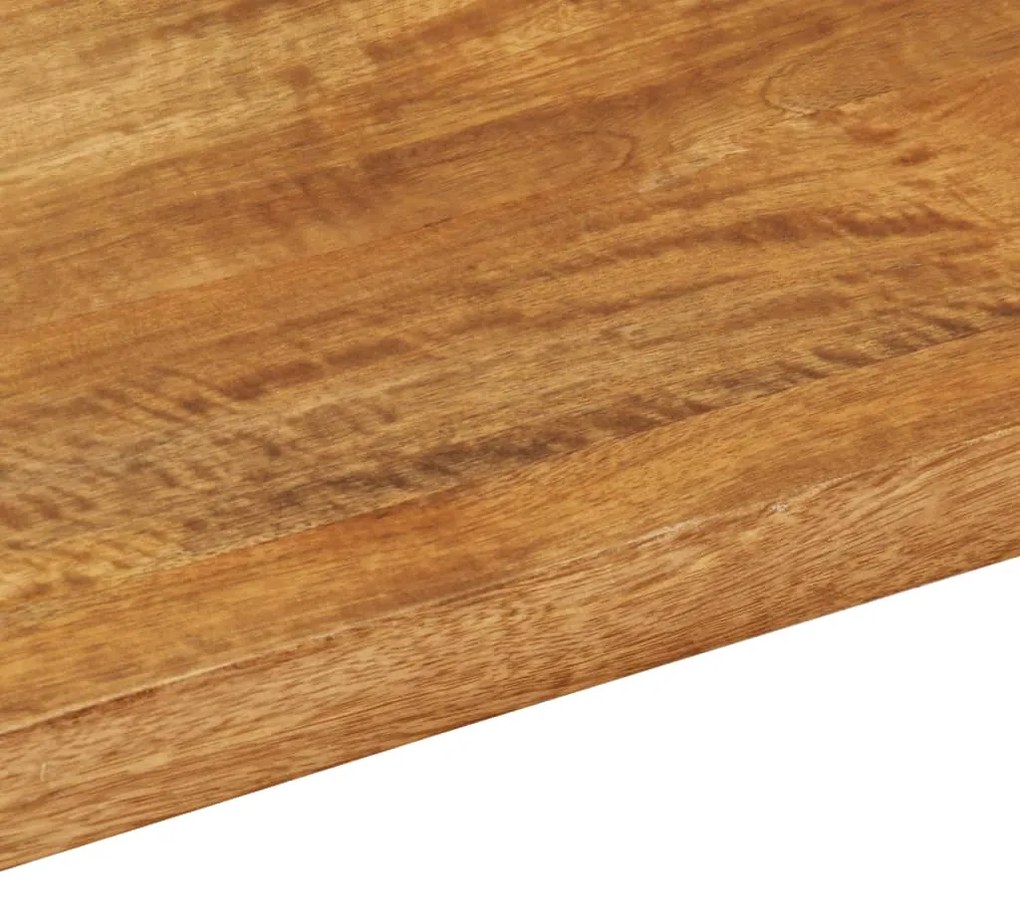 Tampo de mesa retangular 90x80x3,8 cm mangueira maciça