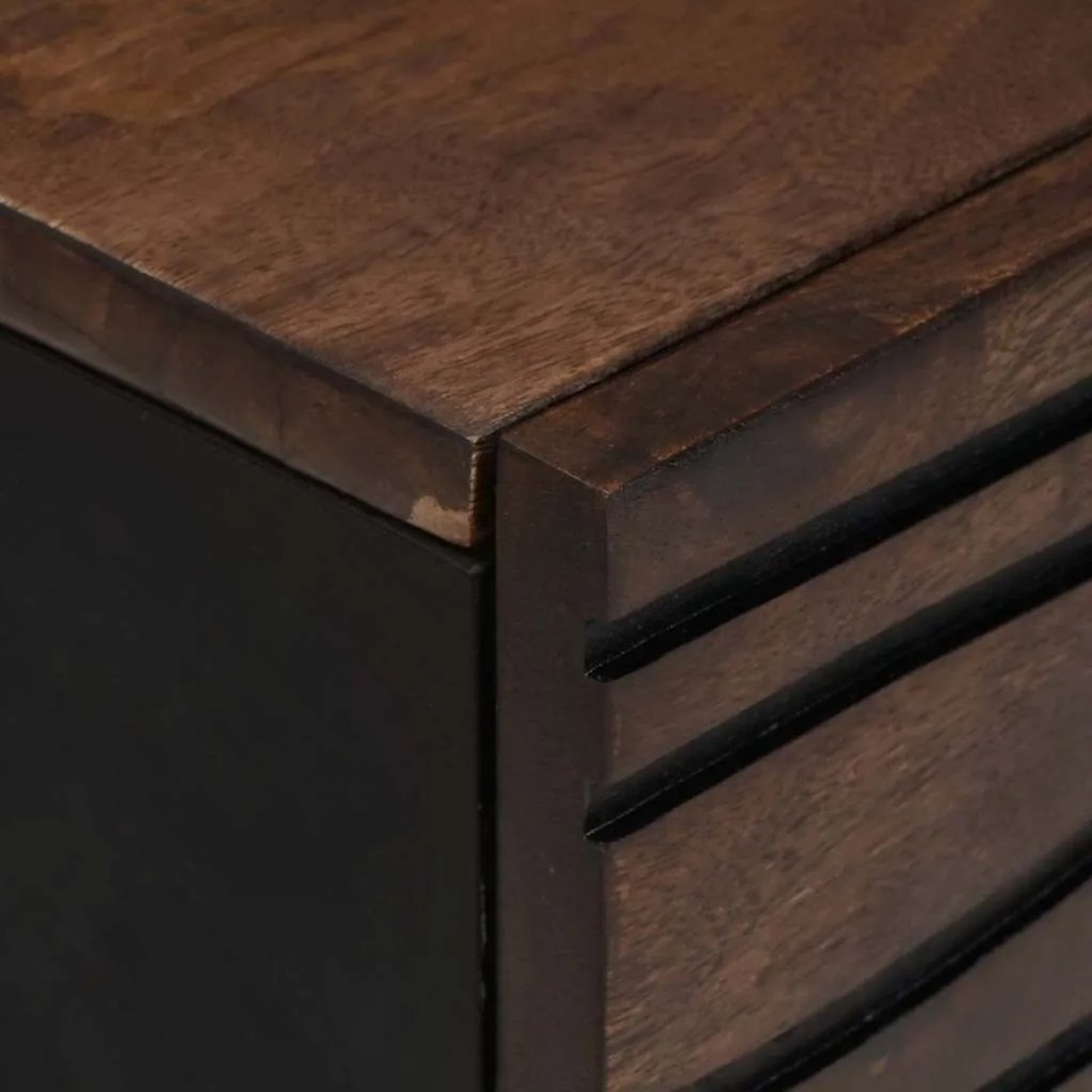 Mesa de Centro - 100x54x40 cm, de madeira maciça e com design legal.