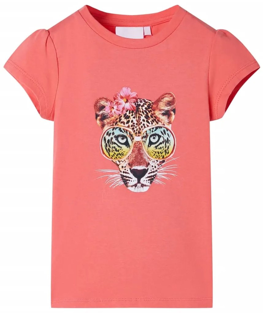 T-shirt infantil coral 128