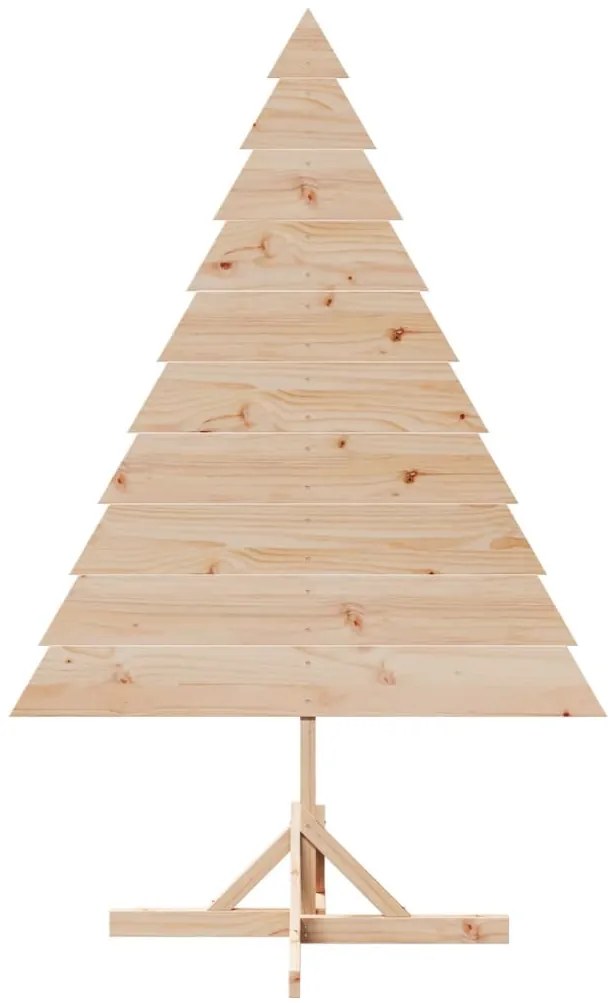 Árvore de Natal em madeira decorativa 180 cm madeira maciça
