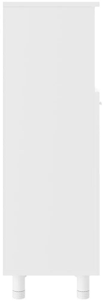 Armário de casa de banho derivados de madeira branco