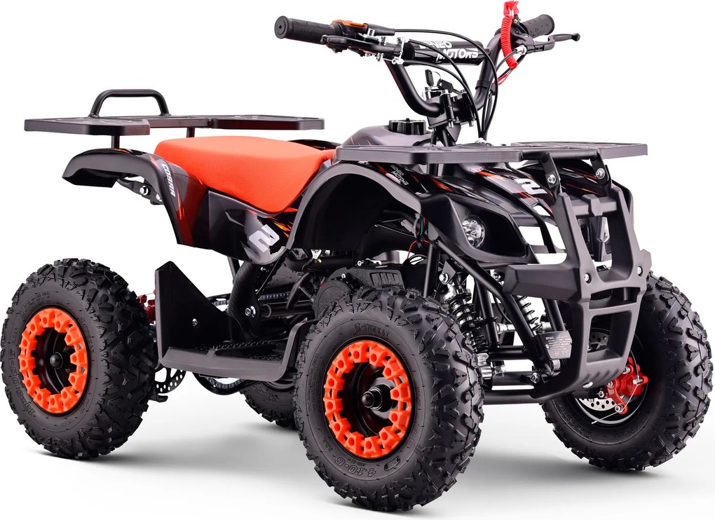 Mini Moto Infantil para crianças 5 a 9/10 anos Gasolina 50 CC Beneo Motors Cobra com limitador de velocidade Laranja