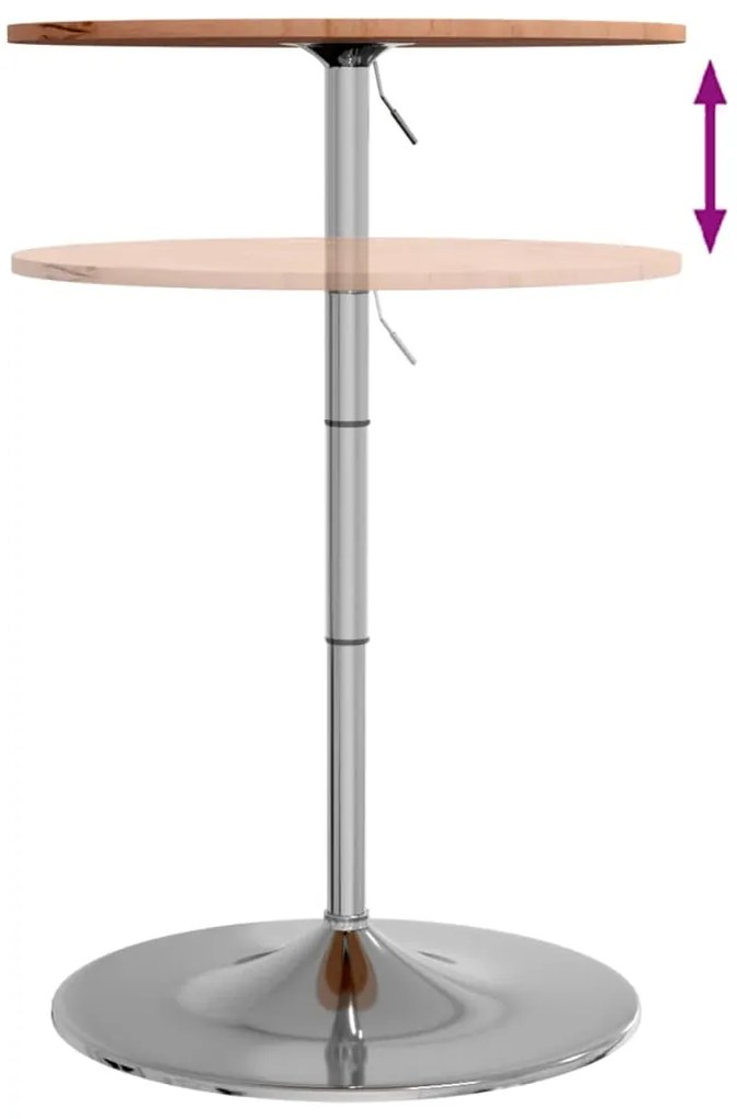 Mesa de bar Ø60x89,5 cm madeira de faia maciça