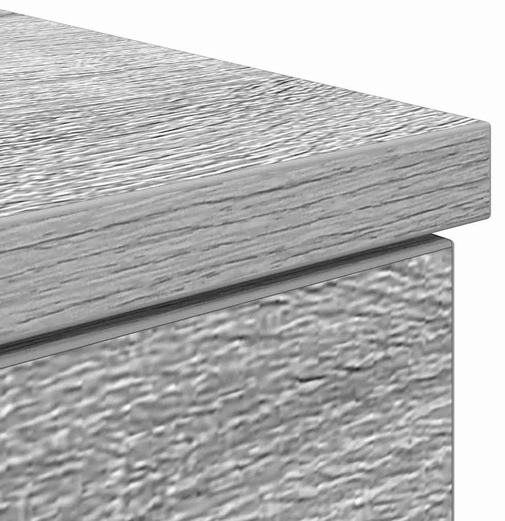 Mesa vidaXL Cinzenta Sonoma 140x49x76 cm Madeira engenheirada