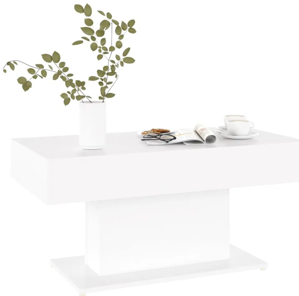 Mesa de centro 96x50x45 cm derivados de madeira branco