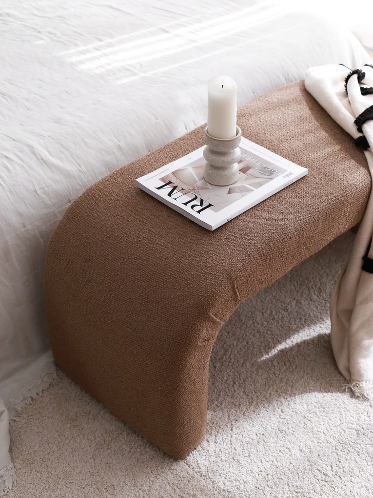 Pouffe Nu – Castanho – 106x45x46 cm