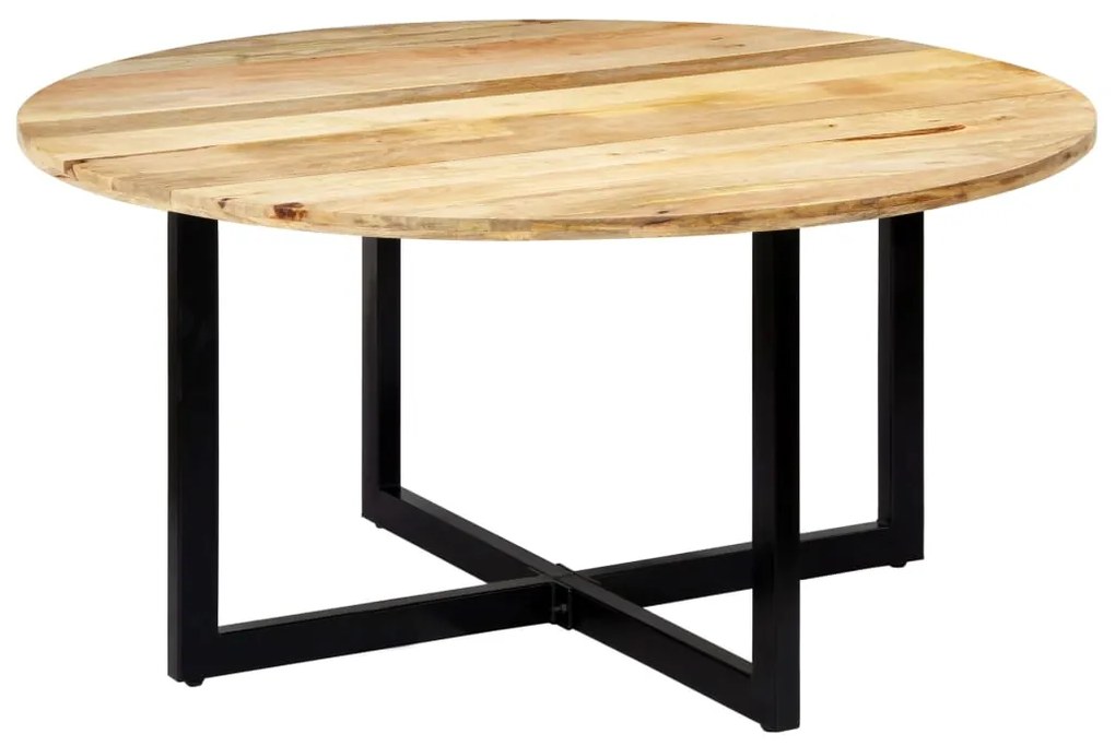 Mesa de jantar 150x73 cm madeira de mangueira maciça