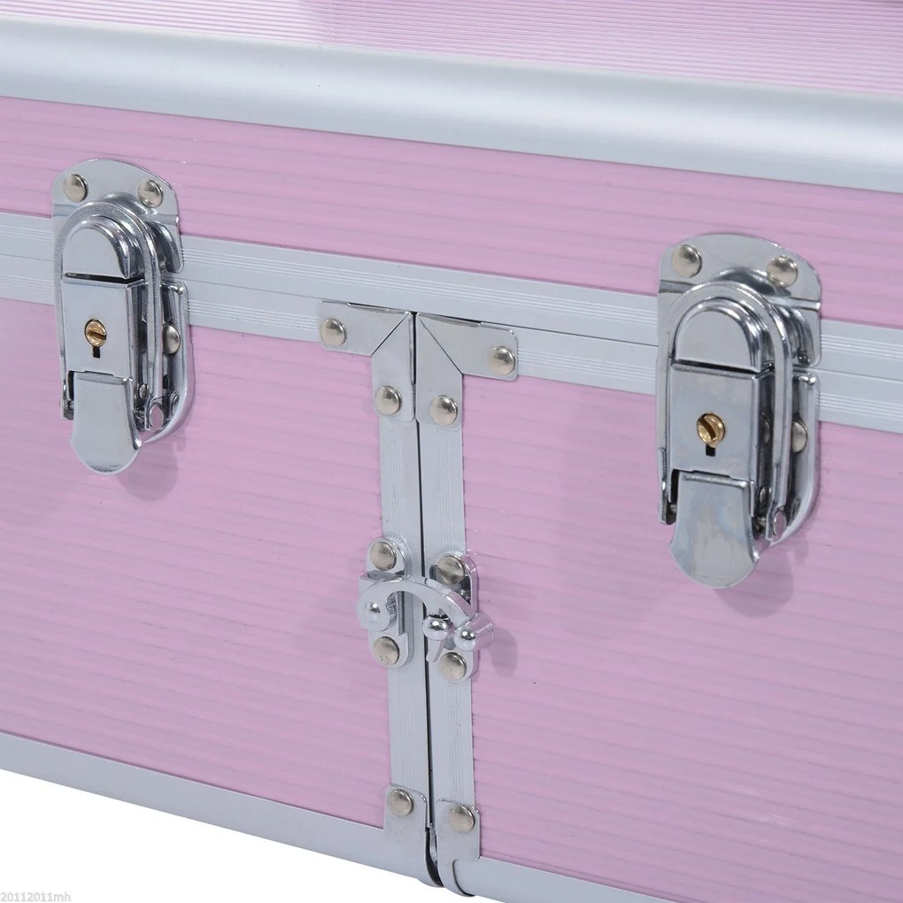 ® Mala para Maquilhagem Organizador Cosméticos Profissional 29x21x20cm