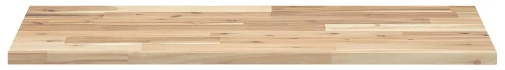 Tampo de mesa retangular 80x40x2 cm madeira de acácia maciça