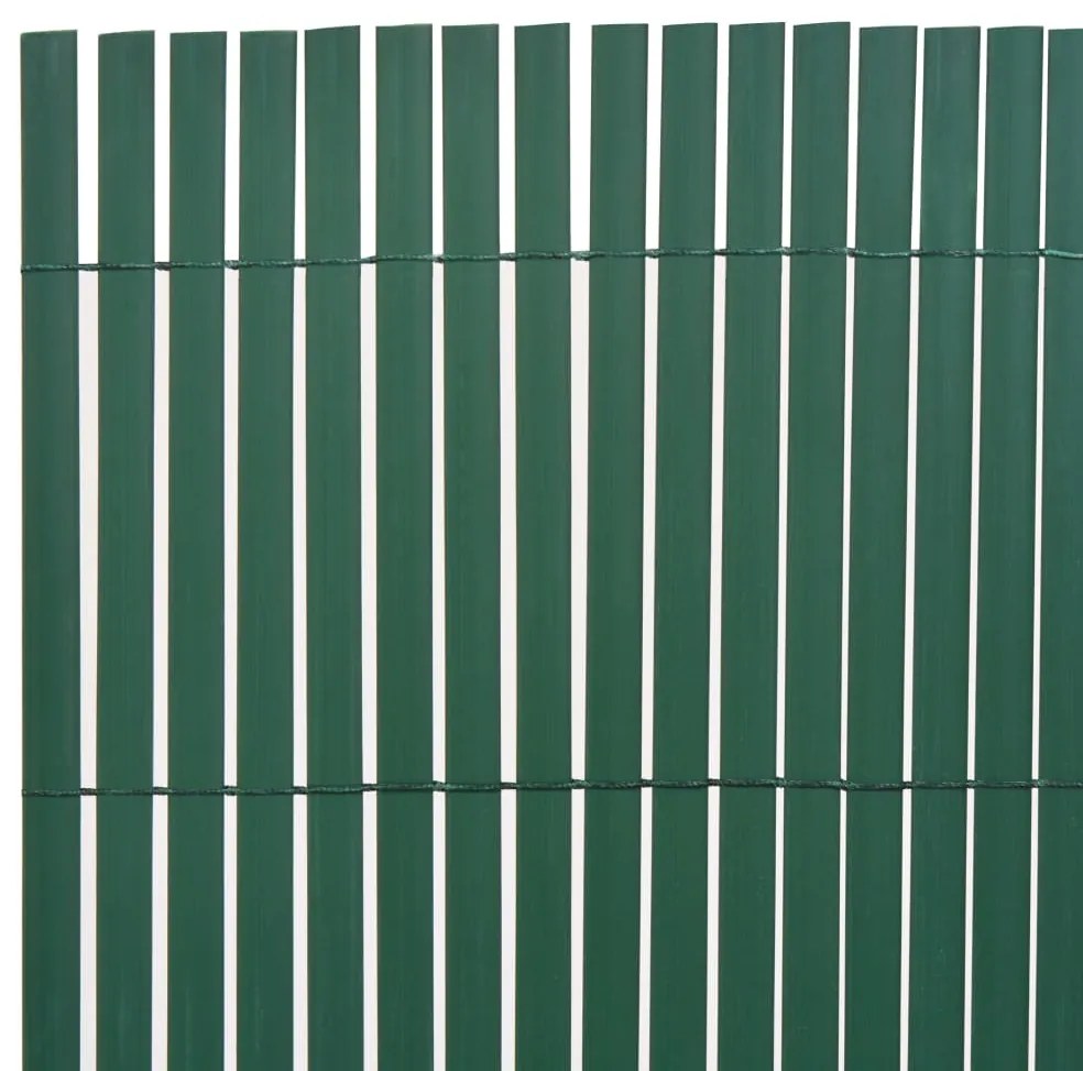 Cerca de jardim dupla face 110x500 cm verde