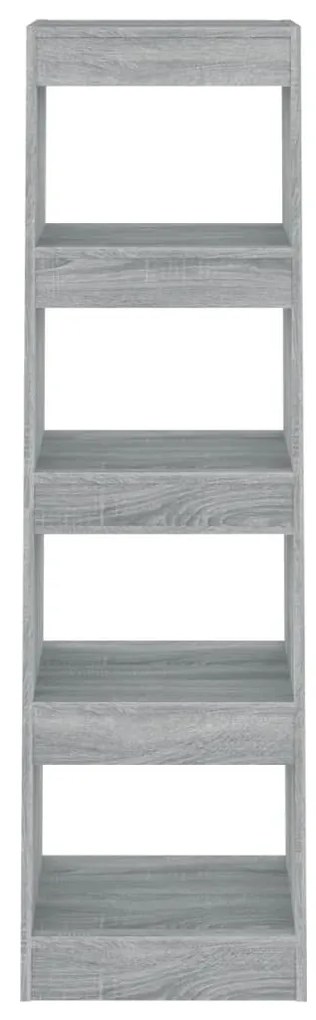 Estante/divisória 40x30x135 cm cor sonoma cinza