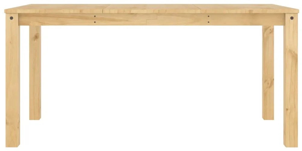 Mesa de jantar Panama 160x80x75 cm madeira de pinho maciça