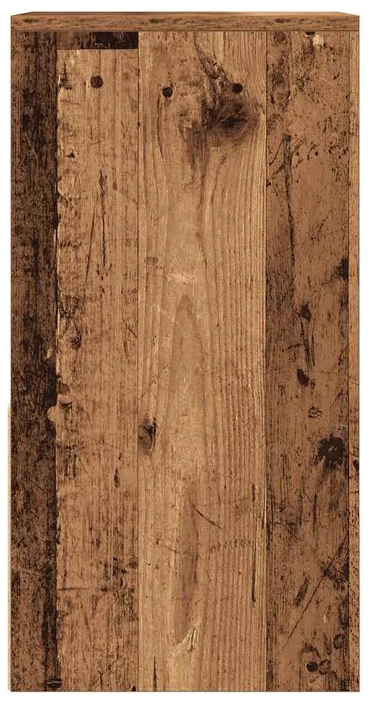 Mesas de cabeceira com gaveta 2 pcs 35x34x66,5 cm madeira velha