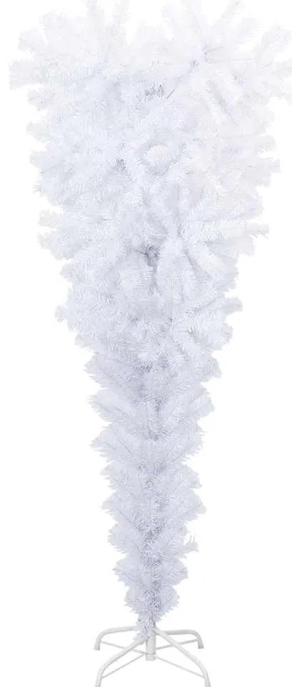 Árvore de Natal artificial invertida com suporte 150 cm branco
