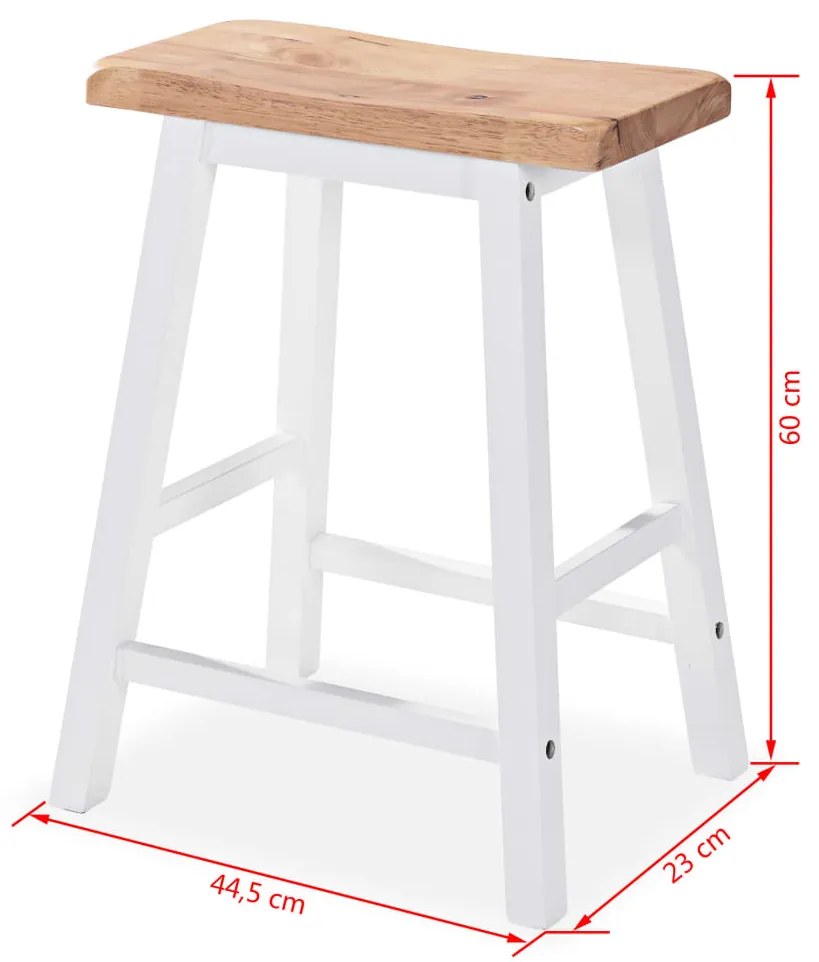 Conjunto de bar 3 pcs MDF branco