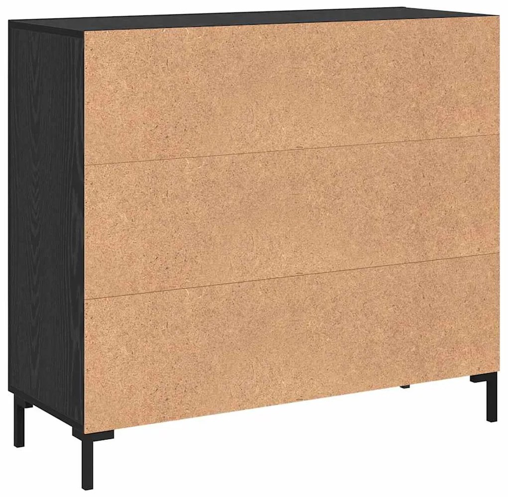 Buffet Preto 90 x 34 x 80 cm Madeira processada