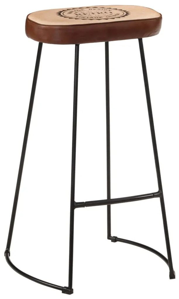 Bancos de bar 2 pcs 44x37,5x78 cm castanho-escuro