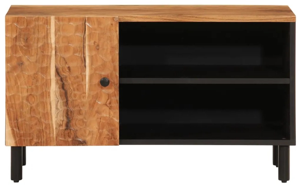 Móvel de TV 80x33x46 cm madeira de acácia maciça