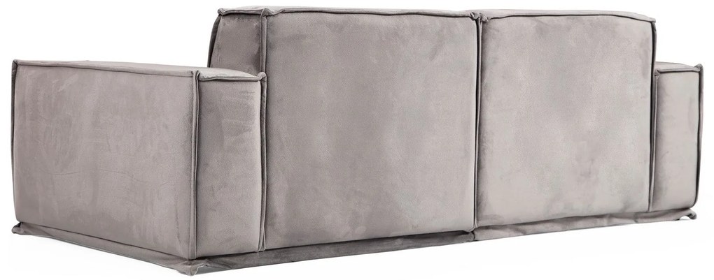 Sofá de 2 Lugares Lego – Cinzento – 215x100x76 cm