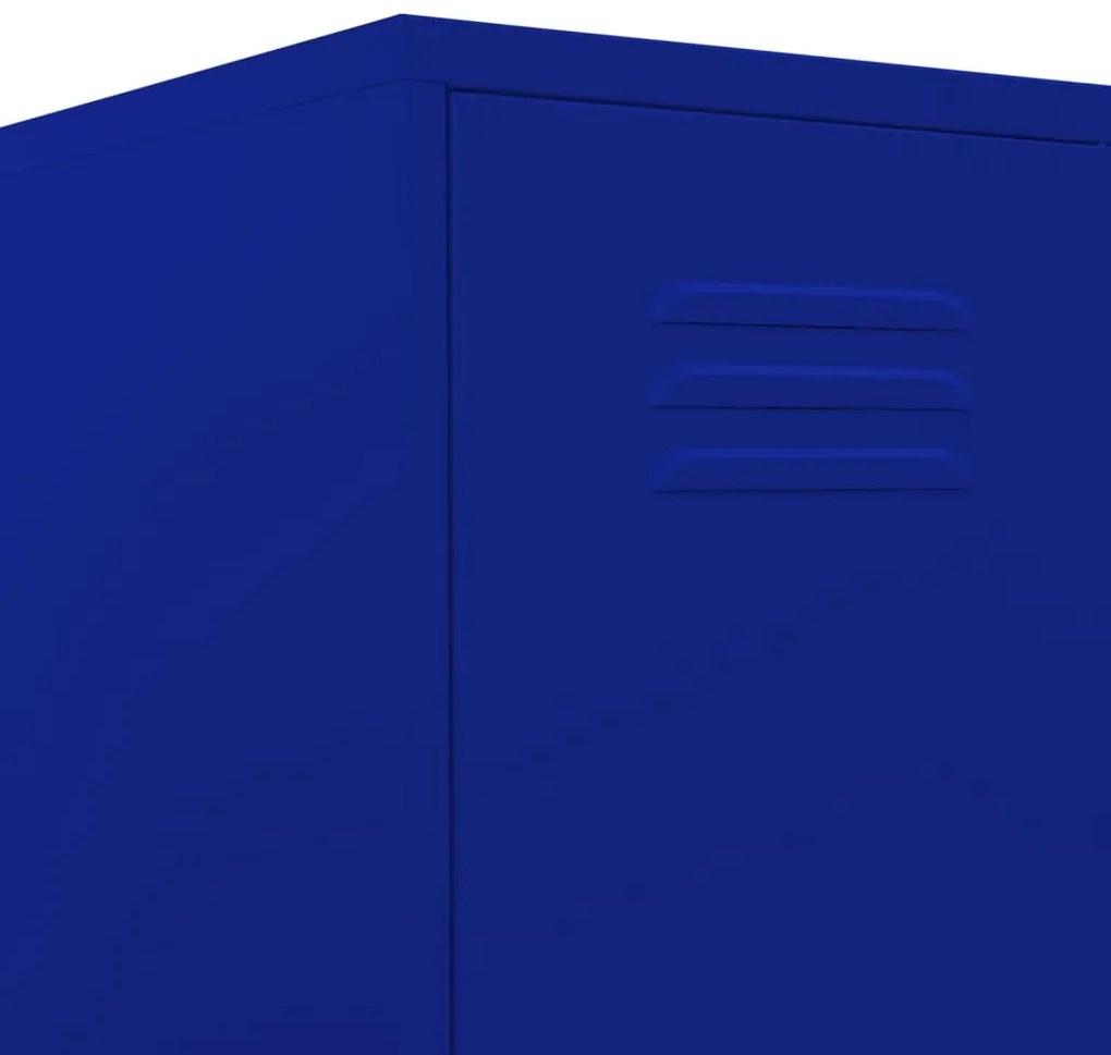 Cacifo 35x46x180 cm aço azul-marinho