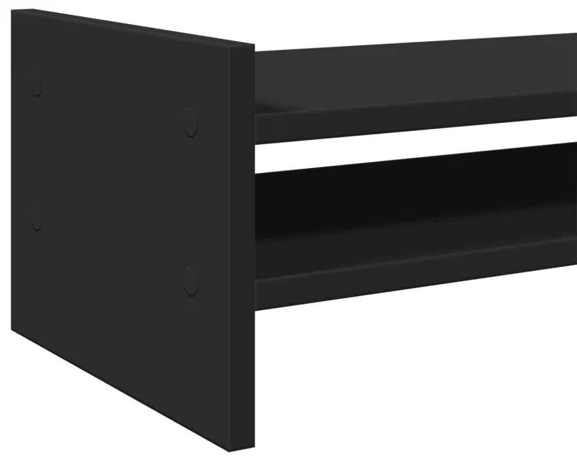 Suporte para monitor 100x27x20 cm derivados de madeira preto
