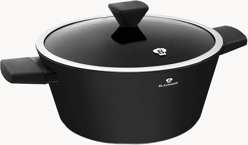 Caçarola antiaderente com tampa Matte Black
