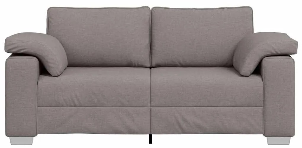 Sofá Loveseat em Taupe - Tecido de 140 cm